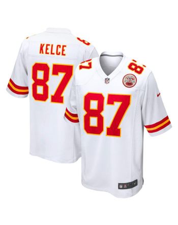 Travis Kelce 87 Kansas City Chiefs Game Men Jersey - White