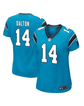 Andy Dalton 14 Carolina Panthers Women Game Jersey - Blue