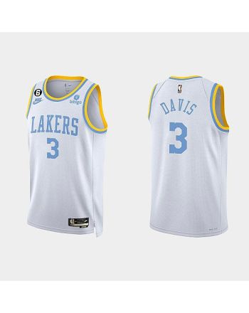 Los Angeles Lakers Anthony Davis 3 2022-23 Classic Edition White Men Jersey