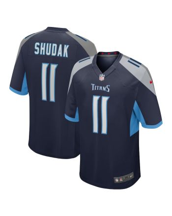 Caleb Shudak Tennessee Titans Game Player Jersey - Navy