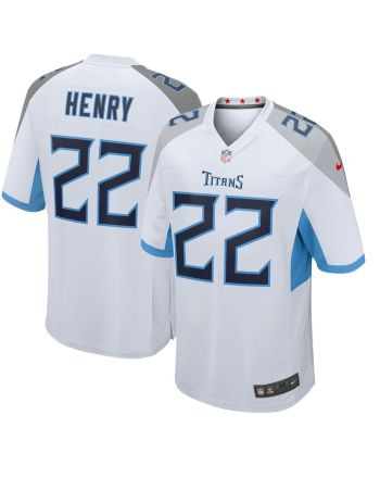 Derrick Henry 22 Tennessee Titans YOUTH Game Jersey - White