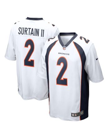 Patrick Surtain II 2 Denver Broncos Game Men Jersey - White