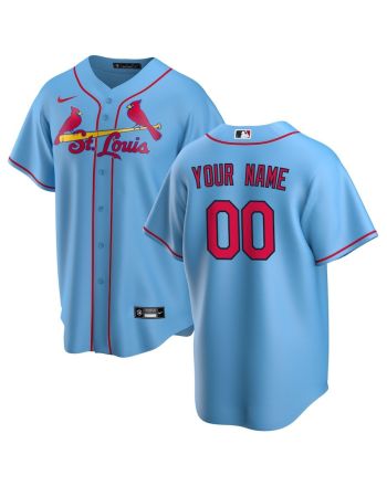 St. Louis Cardinals Alternate Custom Men Jersey - Light Blue