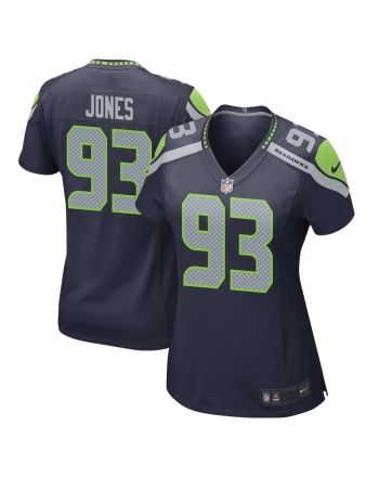 Dre’mont Jones 93 Seattle Seahawks Game Women Jersey - College Navy