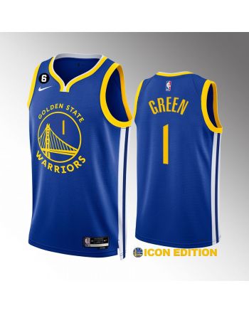 Golden State Warriors JaMychal Green 1 2022-23 Icon Edition Royal Jersey Swingman