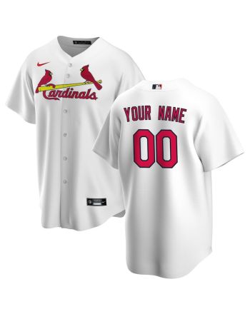 St. Louis Cardinals Home Custom Men Jersey - White