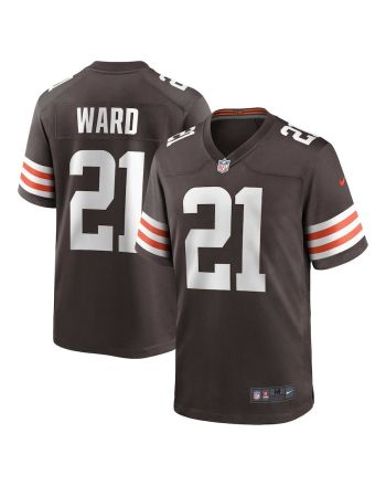 Denzel Ward 21 Cleveland Browns Game Men Jersey - Brown