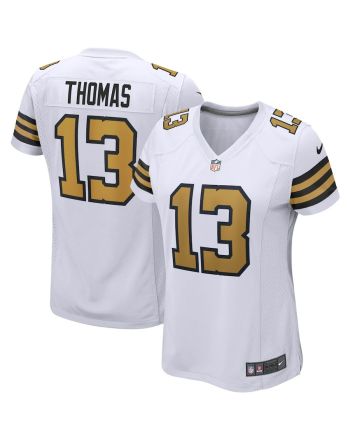 Michael Thomas 13 New Orleans Saints Women's Alternate Game Jersey - White