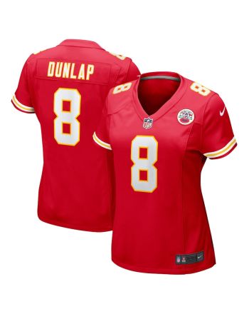 Carlos Dunlap 8 Kansas City Chiefs Women's Home Game Player Jersey - Red