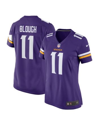 David Blough 11 Minnesota Vikings Women's Home Game Player Jersey - Purple