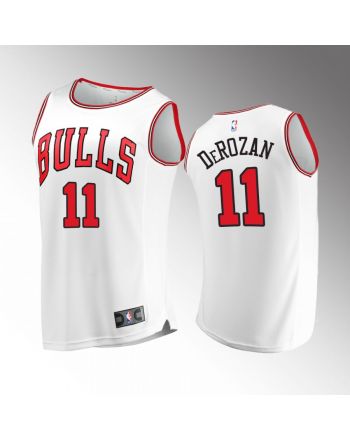 Chicago Bulls 11 DeMar DeRozan Association Jersey 2022-23 White