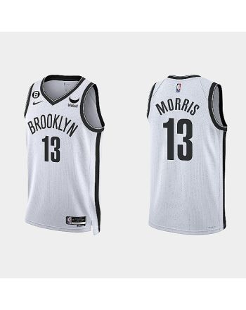 Brooklyn Nets Markieff Morris 13 2022-23 Association Edition White Men Jersey Swingman