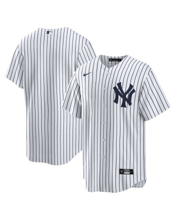 New York Yankees Home Blank Men Jersey - White