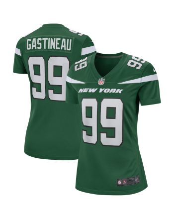 Mark Gastineau 99 New York Jets Women Game Retired Jersey - Gotham Green