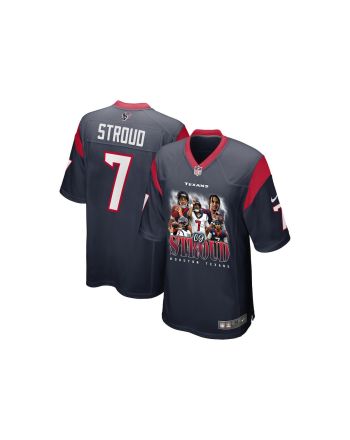 C.J. Stroud 7 Houston Texans The Chosen One Game YOUTH Jersey - Navy