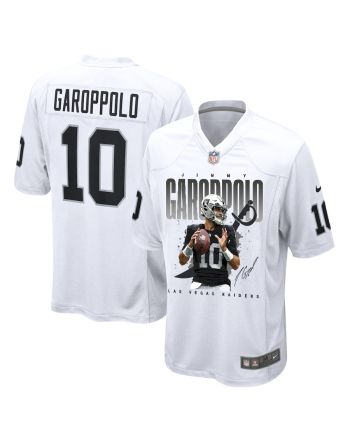 Jimmy Garoppolo 10 Las Vegas Raiders Drive to Victory Game Jersey - Men, White