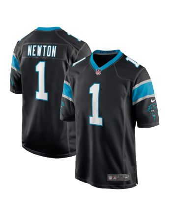 Cam Newton 1 Carolina Panthers Men's Game Jersey - Black