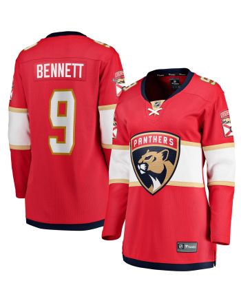 Women's Sam Bennett Red Florida Panthers 2017/18 Home Breakaway Jersey Jersey