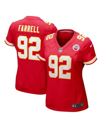 Neil Farrell Jr. 92 Kansas City Chiefs Game Women Jersey - Red