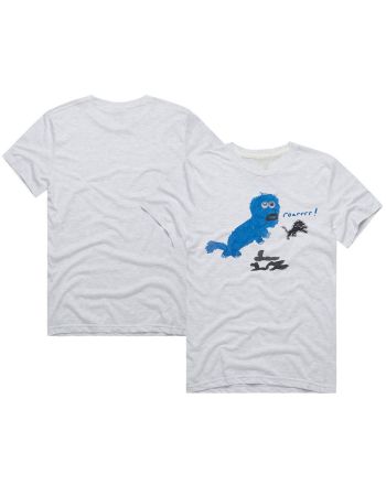 Homage Rookies Paint: Detroit Lions by Sam Laporta T-Shirt - Ash