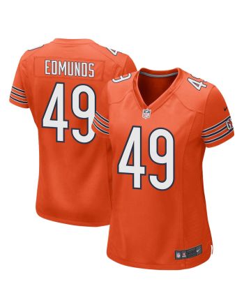 Tremaine Edmunds 49 Chicago Bears Women Alternate Game Jersey - Orange