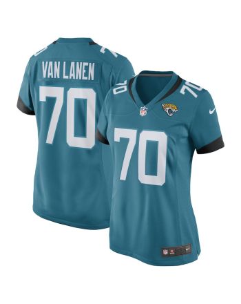 Cole Van Lanen Jacksonville Jaguars Women's Game Player Jersey - Teal