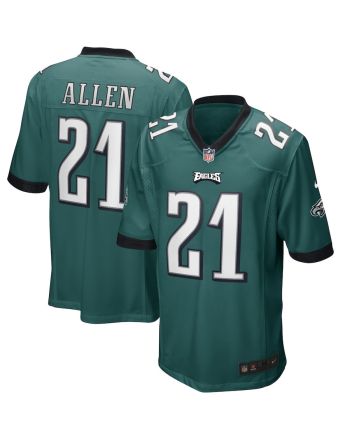 Eric Allen 21 Philadelphia Eagles Men Game Retired Jersey - Midnight Green