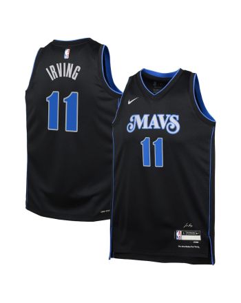 Kyrie Irving 11 Dallas Mavericks 2023/24 City Edition Swingman YOUTH Jersey - Black