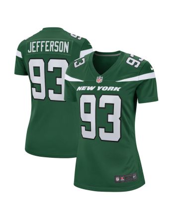 Quinton Jefferson 93 New York Jets Women's Game Jersey - Green