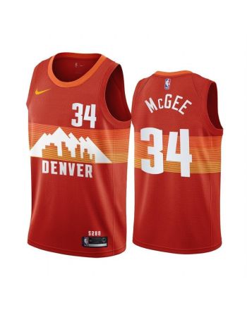 Javale Mcgee Denver Nuggets Orange City Edition Trade Jersey