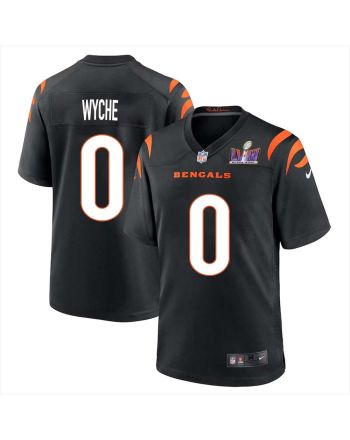 Sam Wyche 0 Cincinnati Bengals Super Bowl LVIII Men Home Limited Jersey - Black