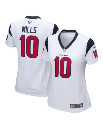 Davis Mills 10 Houston Texans Women's Game Jersey - White