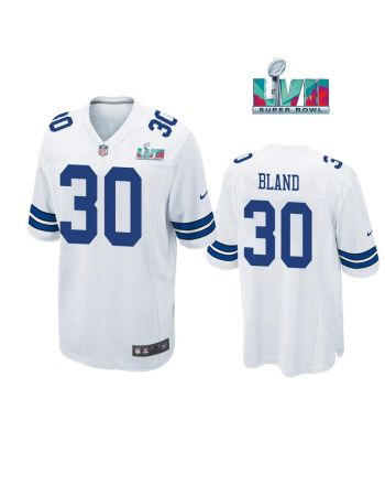 Daron Bland 30 Dallas Cowboys Super Bowl LVII Super Bowl LVII White Men Game Jersey