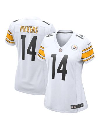 George Pickens 14 Pittsburgh Steelers Women's Game Player Jersey - White