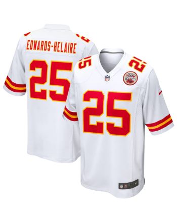 Clyde Edwards-Helaire 25 Kansas City Chiefs Game Men Jersey - White