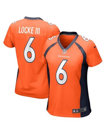 P.J. Locke 6 Denver Broncos Women's Game Jersey - Orange