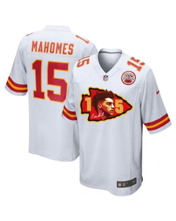 Patrick Mahomes 15 Signed Kansas City Chiefs Game Jersey - Men, White