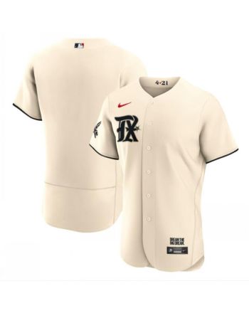 Texas Rangers 2023 City Connect Flex Base Elite Jersey - Cream