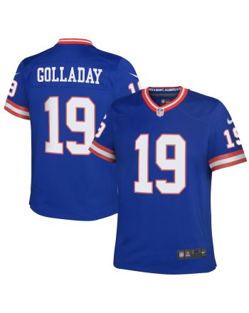 Kenny Golladay 19 New York Giants Youth Classic Player Game Jersey - Royal