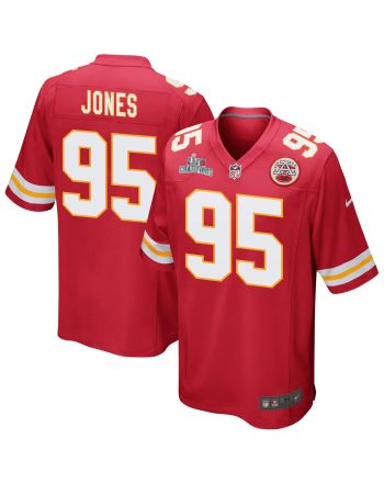 Chris Jones 95 Kansas City Chiefs Super Bowl LVII Champions Men Game Jersey - Red