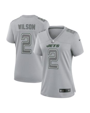 Zach Wilson New York Jets Women's Atmosphere Fashion Game Jersey - Gray