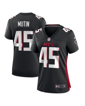 Donavan Mutin 45 Atlanta Falcons Game Women Jersey - Black