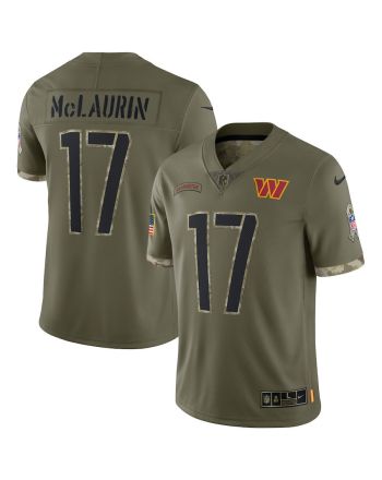 Terry McLaurin 17 Washington Commanders 2022 Salute To Service Limited Jersey - Olive