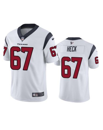 Houston Texans Charlie Heck 67 White Vapor Untouchable Limited Jersey