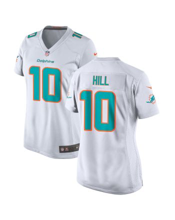 Tyreek Hill 10 Miami Dolphins Game Women Jersey - White Jersey