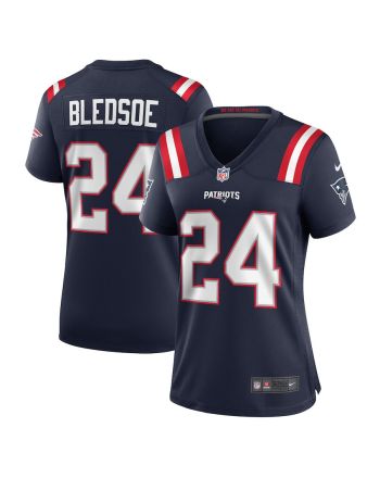 Joshuah Bledsoe 24 New England Patriots Women Game Jersey - Navy