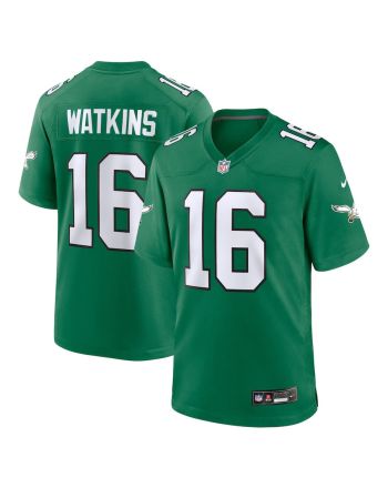 Quez Watkins 16 Philadelphia Eagles Men Alternate Game Jersey - Kelly Green