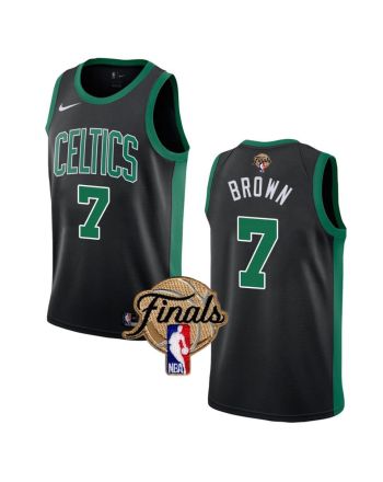 Boston Celtics Men'S Celtics Jaylen Brown Statement Final 2022 Men Jersey Black