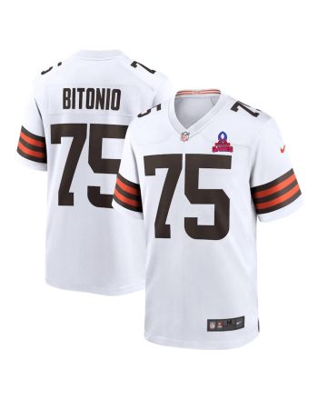 Joel Bitonio 75 Cleveland Browns 2024 Pro Bowl Patch Game Men Jersey - White