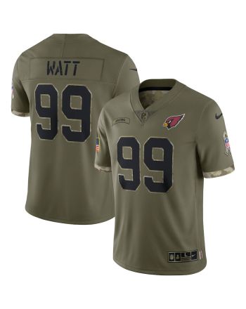 J.J. Watt Arizona Cardinals 2022 Salute To Service Limited Jersey - Olive